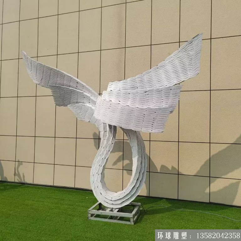翅膀雕塑加工厂家 翅膀雕塑图片 翅膀雕塑材质